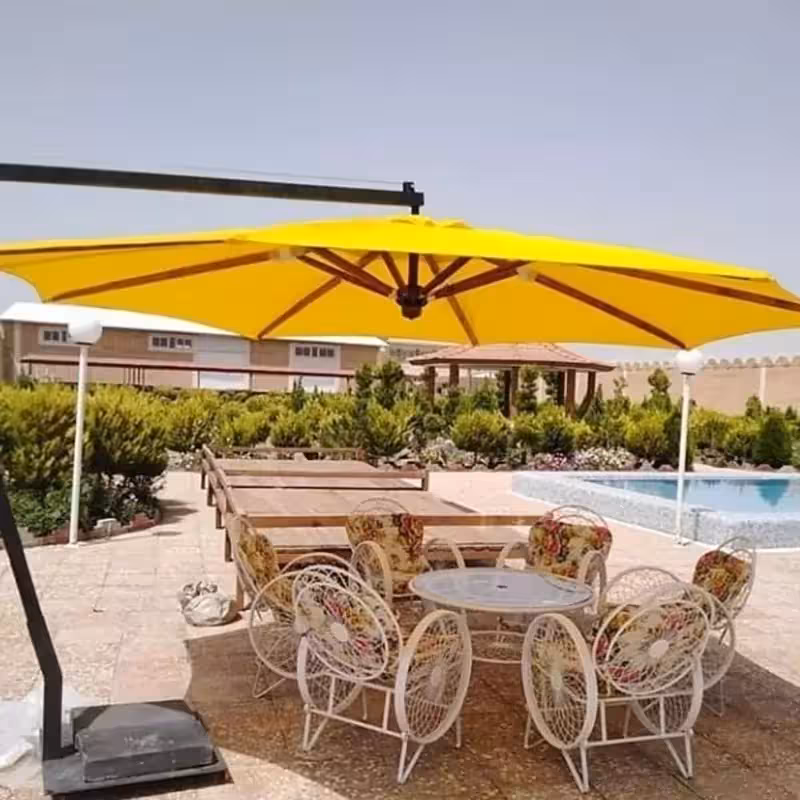 چتر سایه بان مبلمان باغی ویلایی حیاطی سه متری ارسال پس کرایه