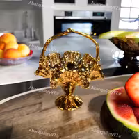 سبد دسته دار شیشه ای