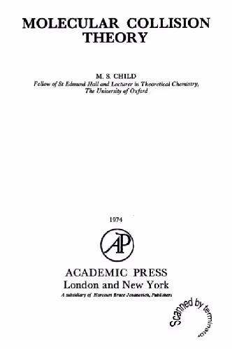 خرید و دانلود نسخه کامل کتاب Molecular collision theory