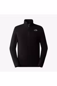 سویشرت مردانه 100 یخچال 1 4 قطبی سیاه The North Face