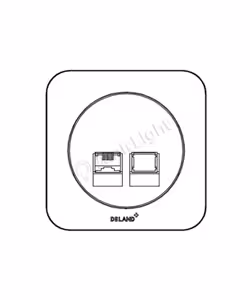 تک سوکت تلفن دلند پلاس مدل آدا