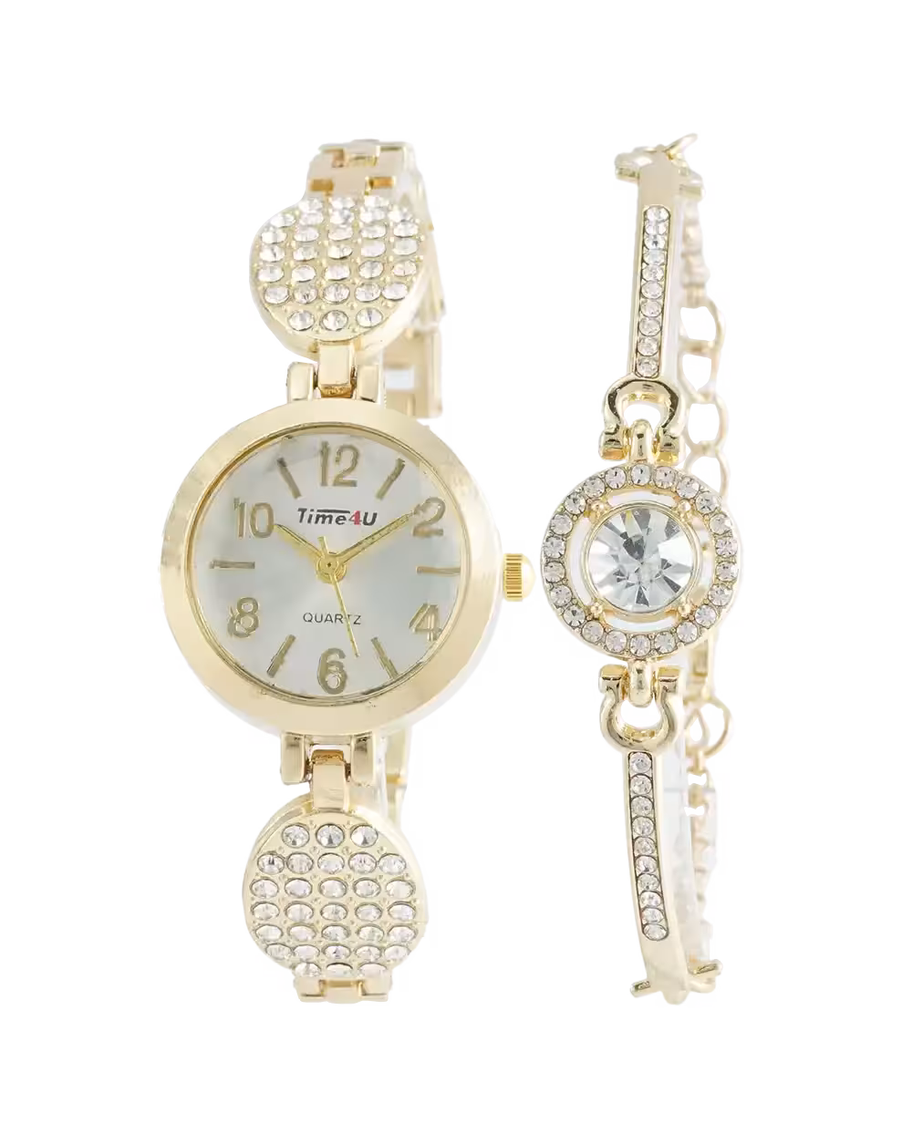 ست ساعت مچی و دستبند زنانه TIME4U کد 2250