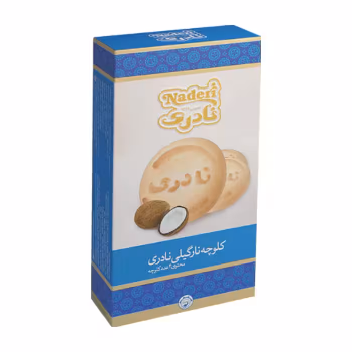 کلوچه جعبه ای نارگیلی 4 عددی نادری