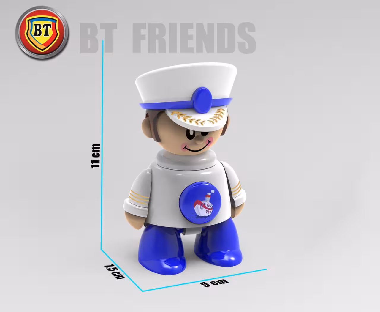 آدمک کاپیتان بتی فرند BtFriends طرح تولو tolo