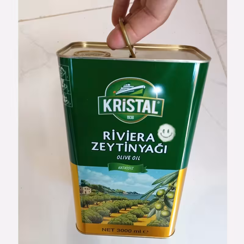 روغن زیتون کریستال سه لیتری اصل ترکیه | amazonchi