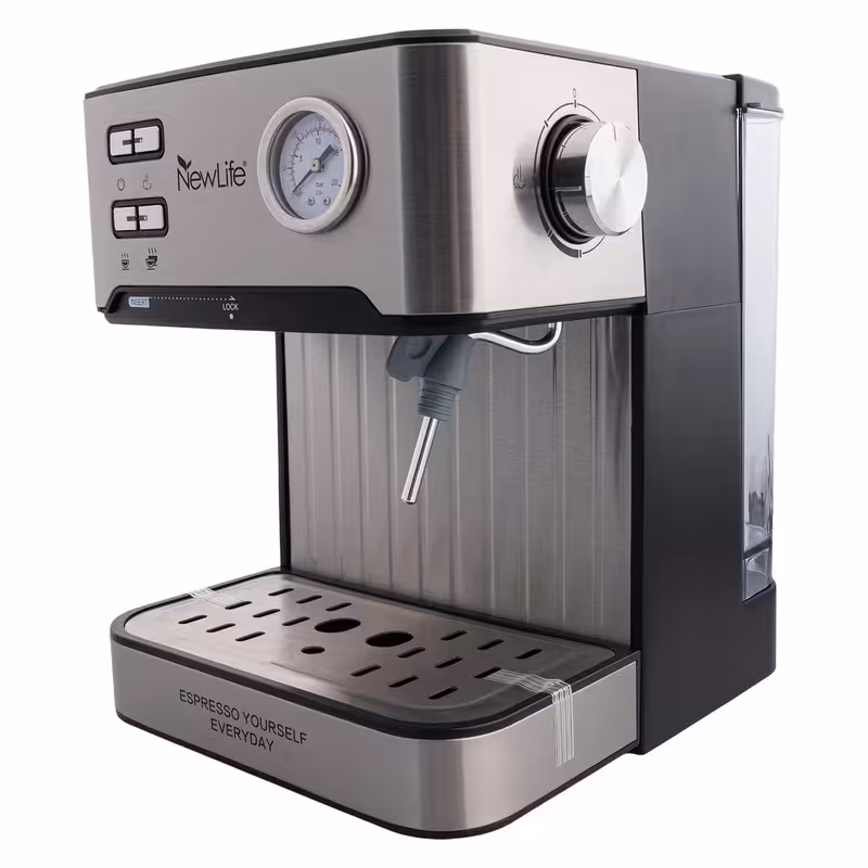 اسپرسو ساز 1800 میلی‌لیتر نیو لایف مدل EMP-13S-410 | چاوه