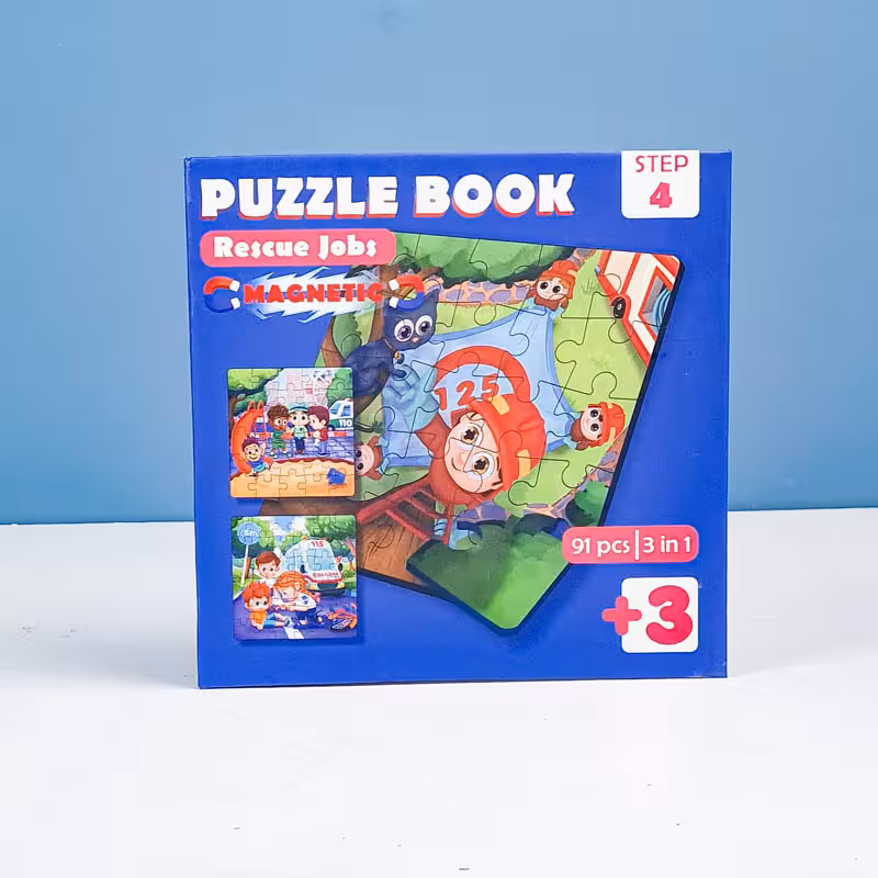 کتاب پازلی مگنتی 91 تکه طرح مشاغل امداد کد 896938