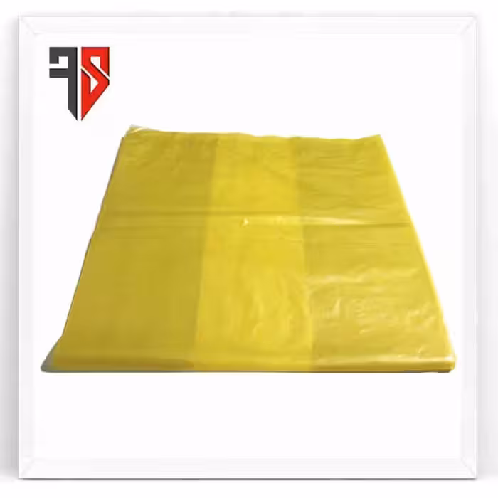 کیسه زباله زرد سایز 120× 80 فرزان پلاست (25 کیلوگرمی)