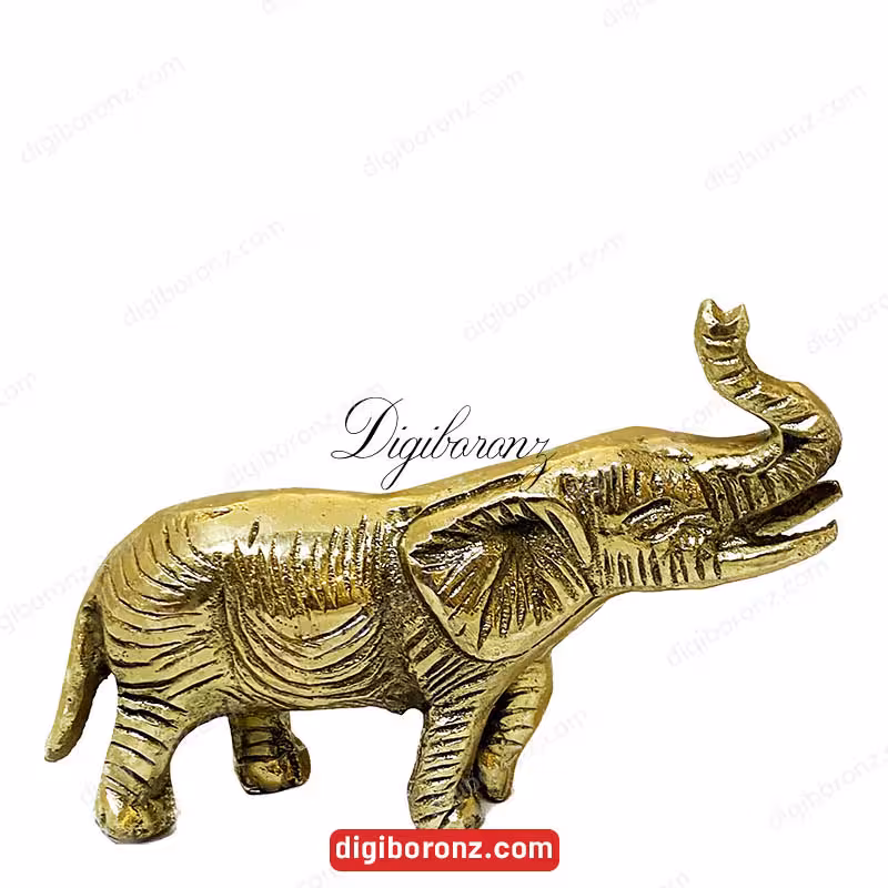 دکوری برنجی برنزی فیل کوچک