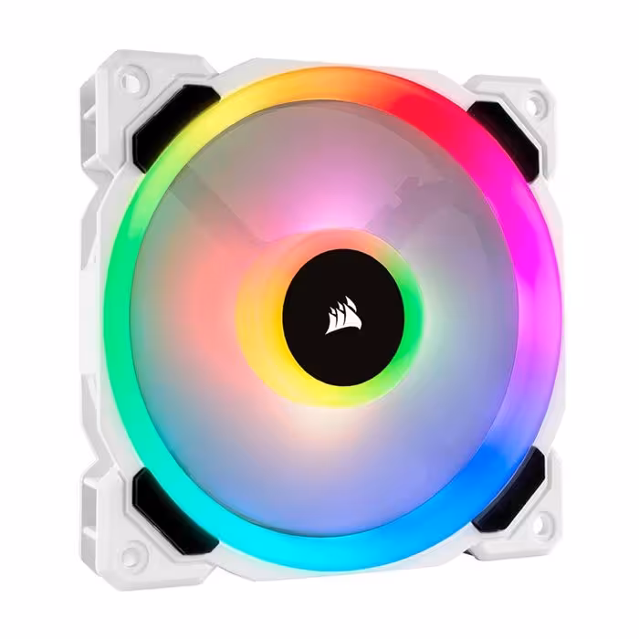 فن کیس کورسیر مدل LL120 RGB 120mm White