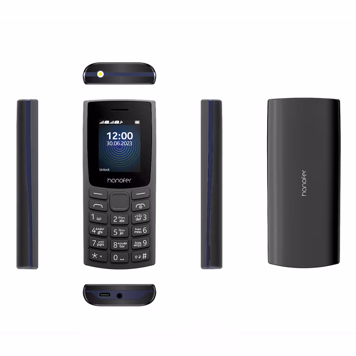 گوشی موبایل هانوفر مدل 105 (2023) دو سیم کارت