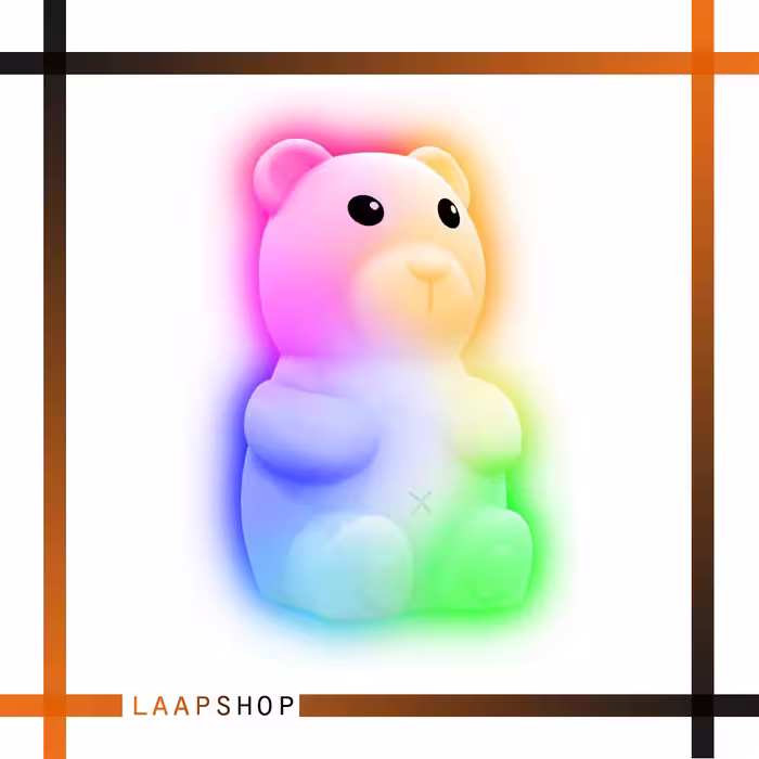 چراغ خواب سیلیکونی مدل BEAR