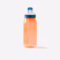 بطری آب بیت وین – قمقمه 350 میل BTWIN Plastic Bottle with Straw Kids – 0.35 Liter – Pink