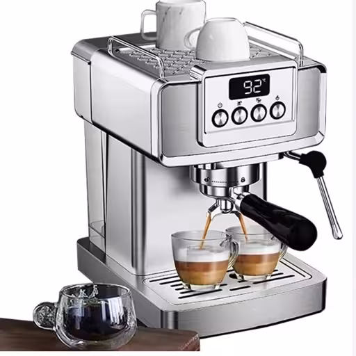 خرید اسپرسو ساز جی پاس استیل مدل GCM41520 | Geepas Espresso Maker