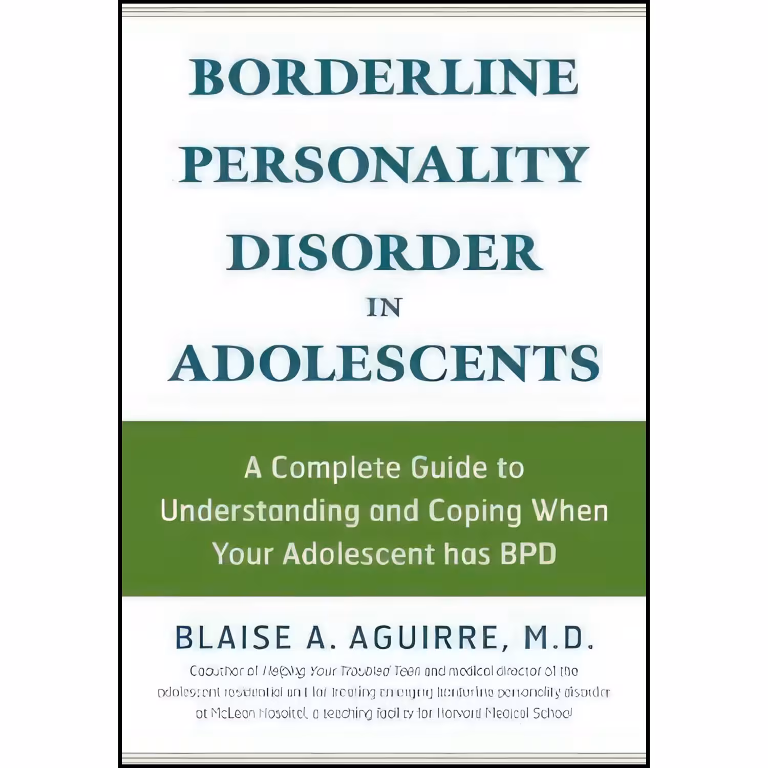 کتاب زبان اصلی Borderline Personality Disorder in Adolescents