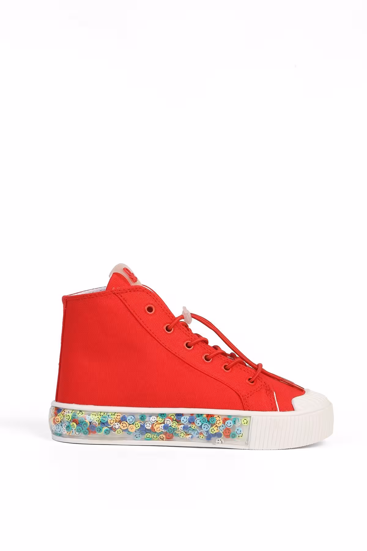 اسنیکر دخترانه و پسرانه بچگانه لبخند آب نبات دستبند رنگارنگ ستاره کودکان قرمز BN Benetton