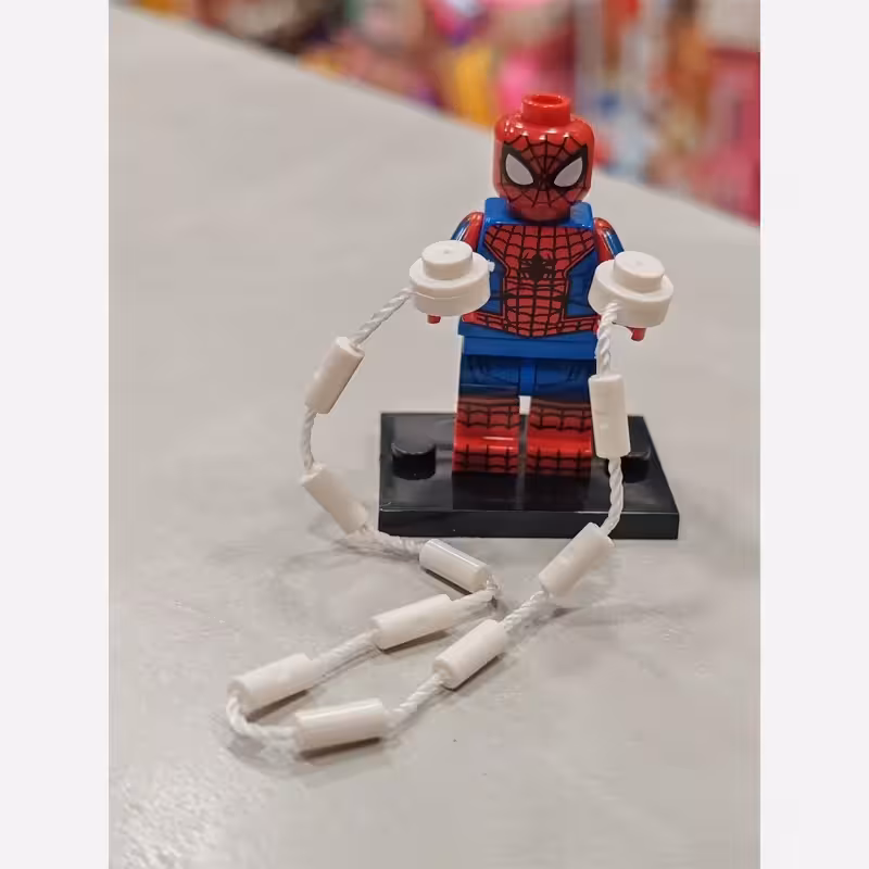 لگو مینی فیگور مردعنکبوتی با تار وارداتی