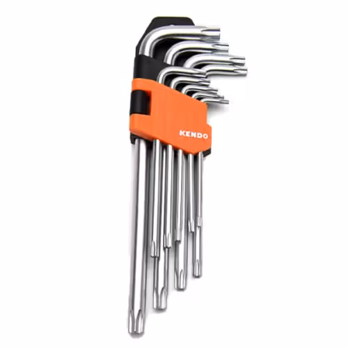 آچار آلن ستاره ای کندو کارتی بلند 9 عددی مدل KE-20742