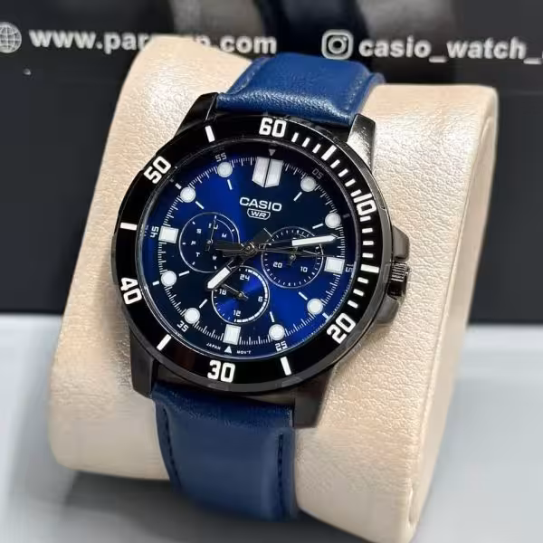 ساعت مچی اورجینال مردانه کاسیو مدل CASIO MTP-VD300BL-2EUDF