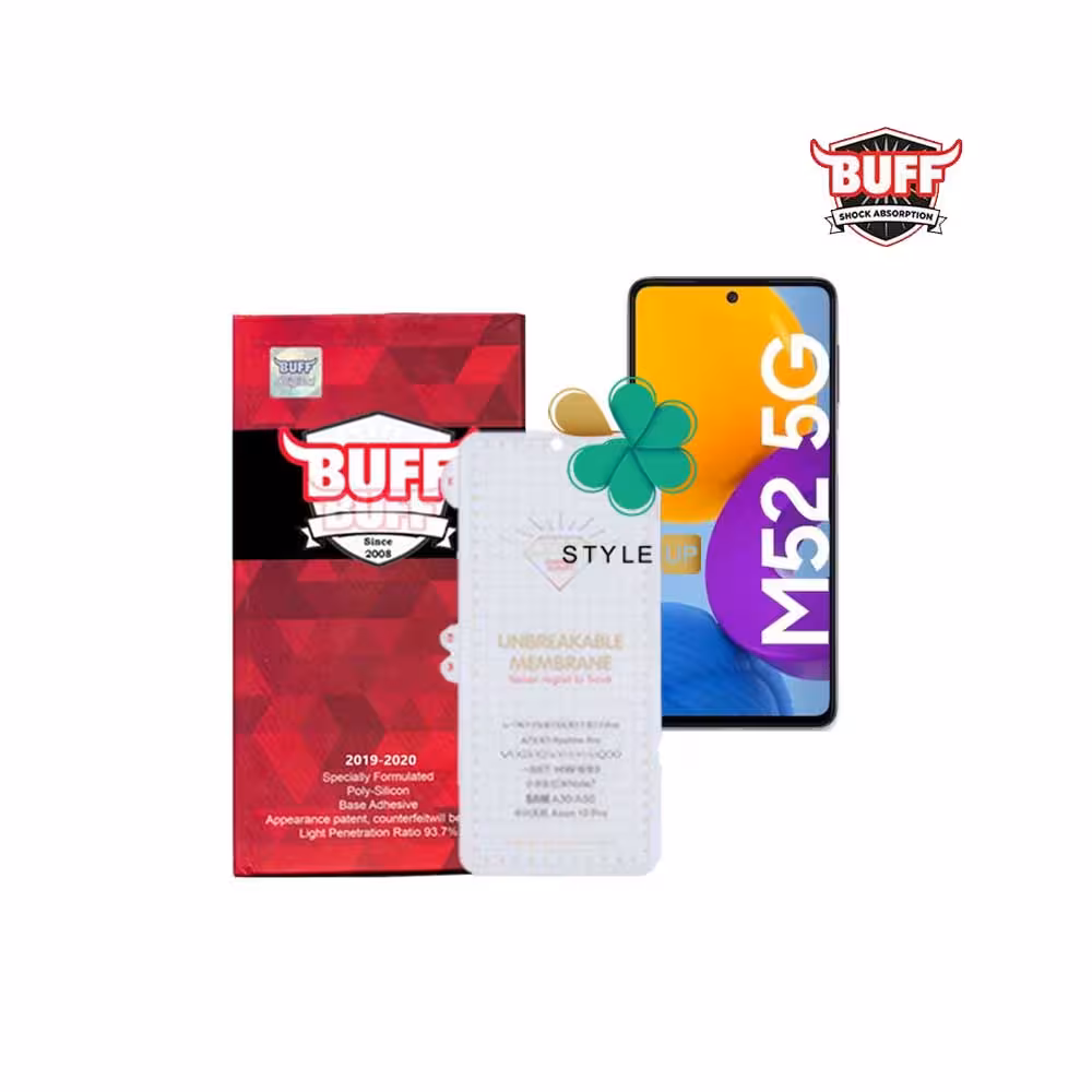 محافظ صفحه Buff گوشی سامسونگ Galaxy M52 5G مدل Hydrogel Matte