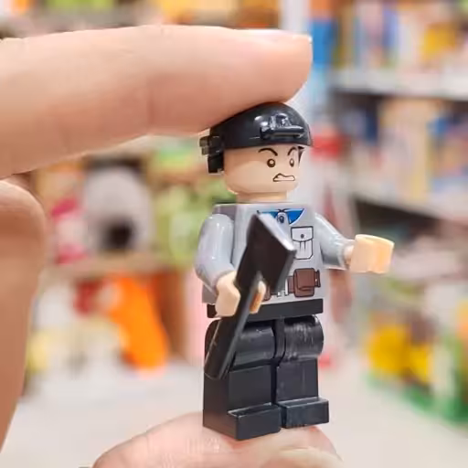لگو مینی فیگور شخصیت تبردار کلاه دار وارداتی