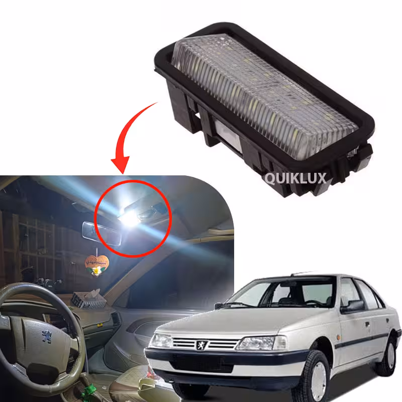 چراغ سقف LED پژو 405 – Tesla