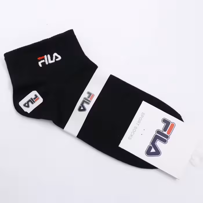 جوراب مچی اسپورت کش پهن مارک FlLA رنگ مشکی کد 20031