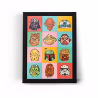 تابلو قاب جنگ ستارگان Star Wars