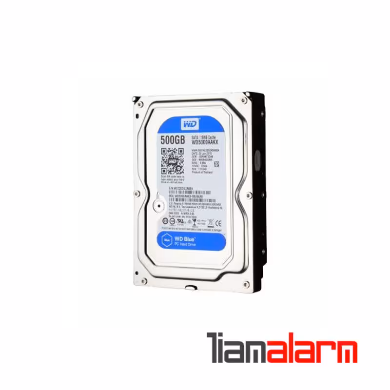 هارد وسترن آبی 500 گیگابایتی با ضمانت اتصال آسیا