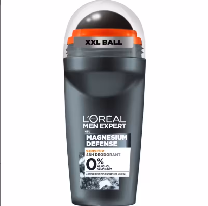 رول دئودورانت لورال منیزیوم دیفنس LOreal Magnesium Defense حجم 50 میلی لیتر