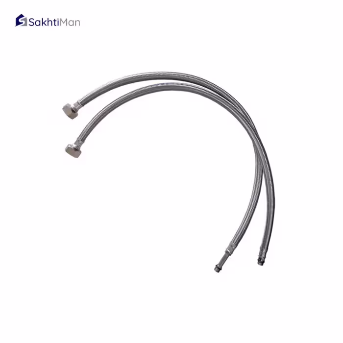 یک جفت شلنگ پیسوار تک پایه 50 سانت سایز 1/2