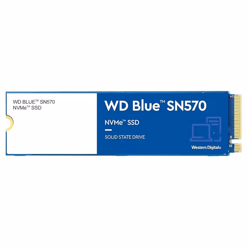 حافظه SSD وسترن دیجیتال سری Blue مدل SN750 با ظرفیت 2 ترابایت