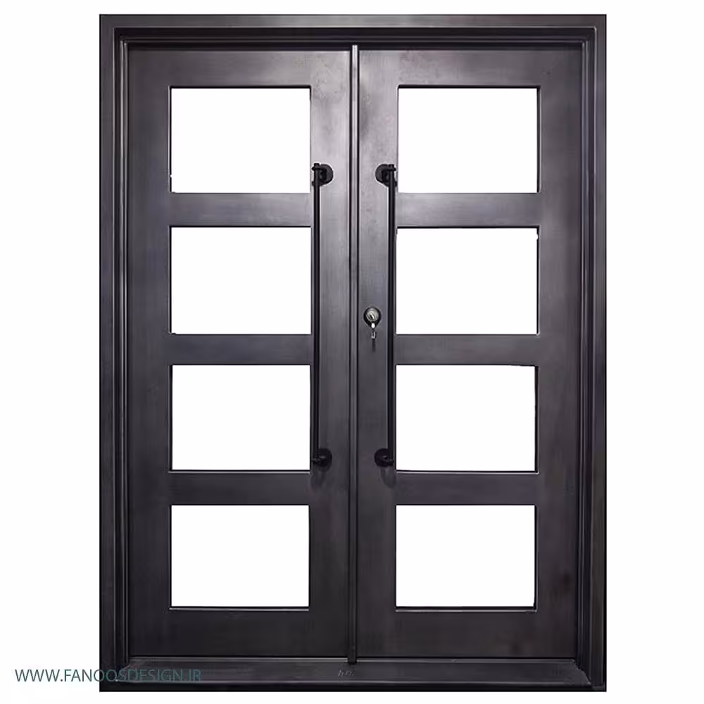 جدیدترین مدل های درب ورودی فلزی کد 1256