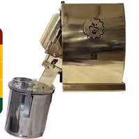 دستگاه آسیاب تیغه ای چابک استیل طلایی همراه با مخزن اسوه (پسکرایه و هزینه ی ارسال با مشتری با روش تیپاکس یا باربری) 