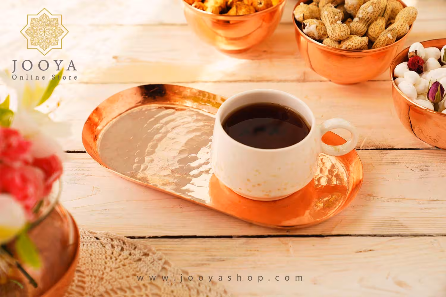 سینی بیضی مسی مدل دياکو