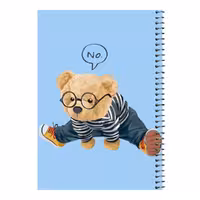 دفتر مشق 80 برگ اس جی مدل تدی ورزشکار