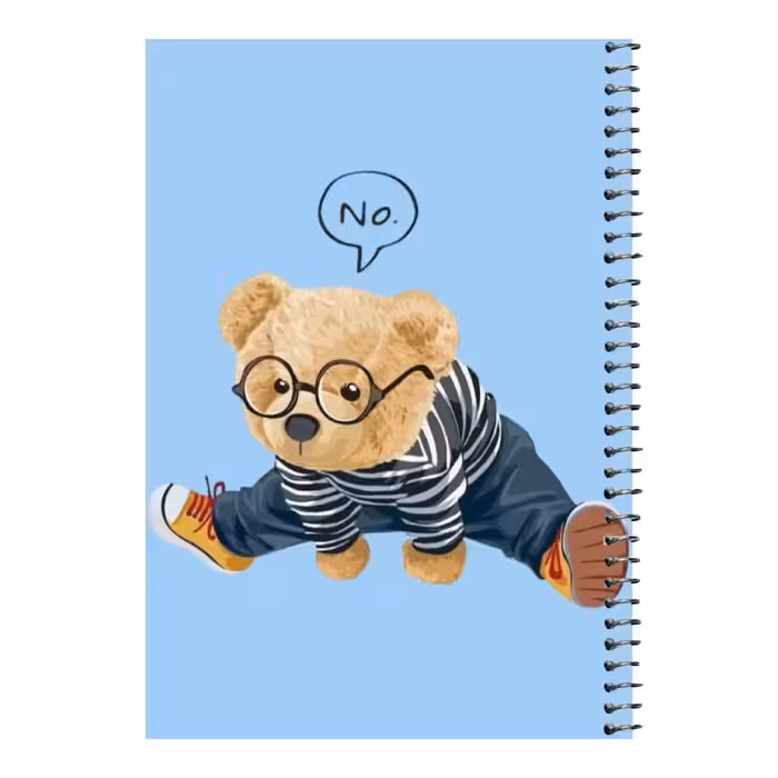 دفتر مشق 80 برگ اس جی مدل تدی ورزشکار