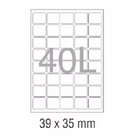کاغذ پشت چسب دار A4 برش خورده نواجت مدل 40L