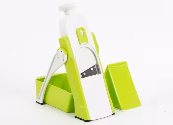 رنده رومیزی (خردکن دستی) چند کاره طرح ماندولین (رنده دستی چند کاره - اسلایسر دستی)