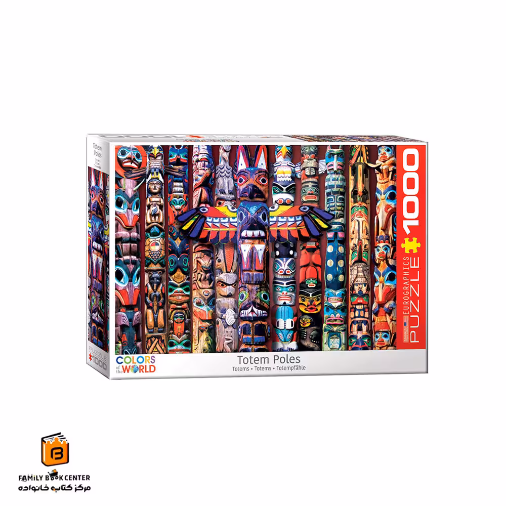 پازل 1000 تکه (6000-5349) Canadian Totem Poles یوروگرافیکس (Euro ghraphics)