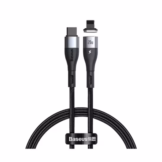 کابل 1 متری Type-C به Lightning بیسوس مدل Baseus Zinc magnetic CATLXC