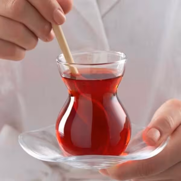 پاشاباغچه - استکان نعلبکی چایخوری دانتل 96574