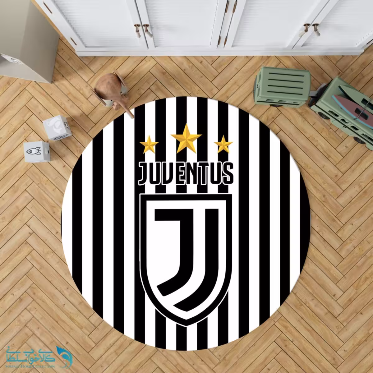 فرشینه اتاق کودک طرح juventus کد A2093