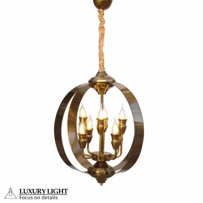 لوستر مدرن تسمه ای گرد