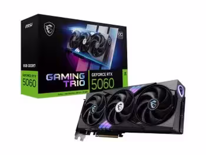 کارت گرافیک ام اس آی مدل GeForce RTX 5060 GAMING TRIO OC 8GB