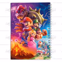 دفتر مشق کارتون سوپر ماریو