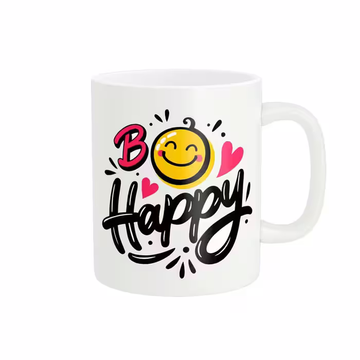 خرید ماگ-لیوان پادآفرین  انرژی مثبت  Happy کد PM863