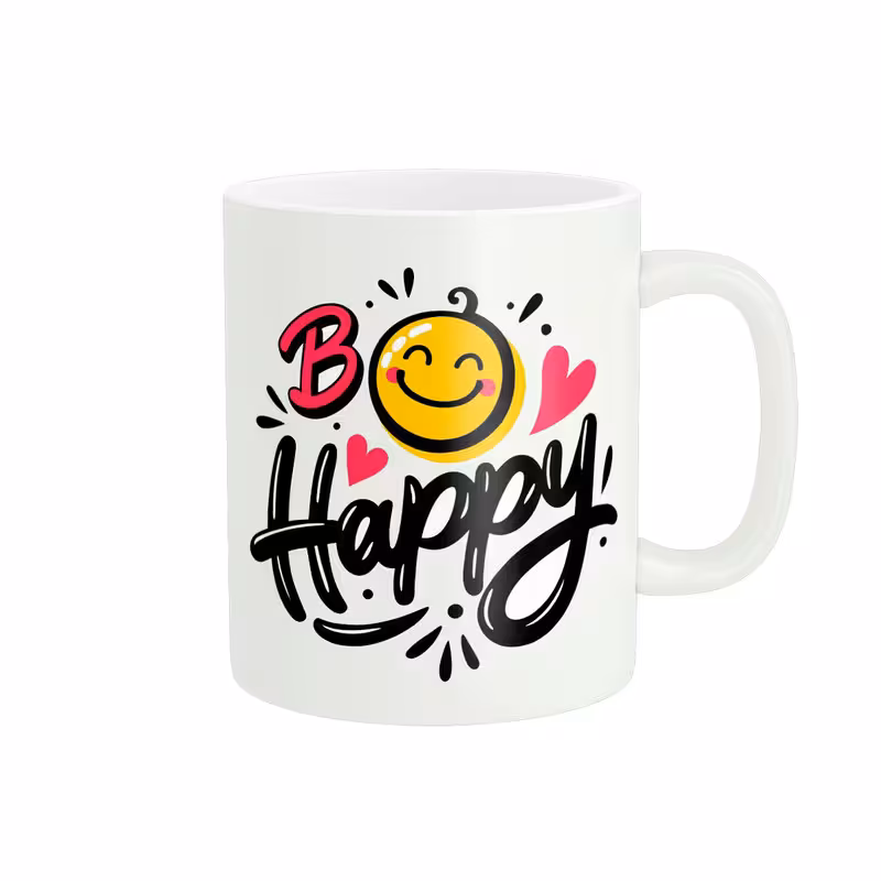 خرید ماگ-لیوان پادآفرین انرژی مثبت Happy کد PM863