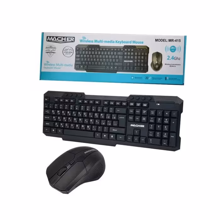 کیبورد و موس بی سیم MACHER MR-415