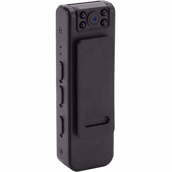 دوربین بدنی مینی قابل حمل 1080P HD با شب، 3 ساعت ضبط، زاویه قابل چرخش، گیره پشتی قابل حمل و طراحی جذب مغناطیسی